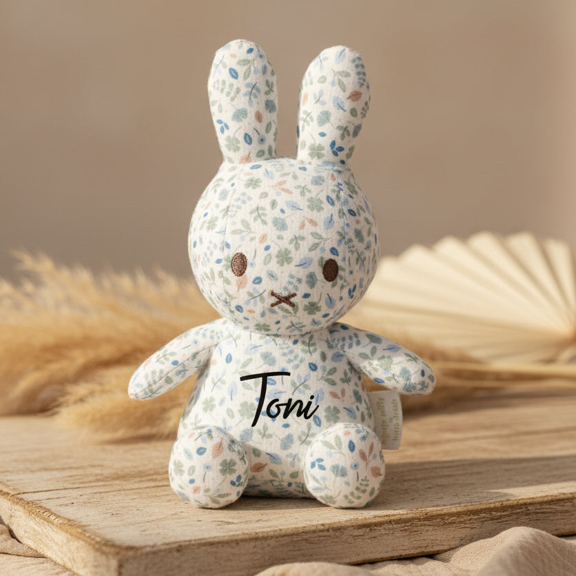 Peluche Lapin Lucky Leaves imprimé all-over, 20 cm x Miffy