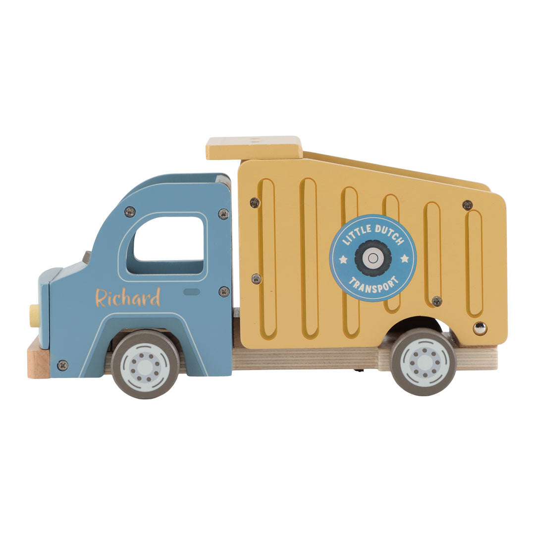 Camion benne en bois