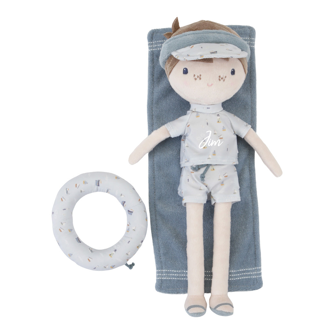 Poupée en tissu Jim Édition Été – Poupée douce pour enfants