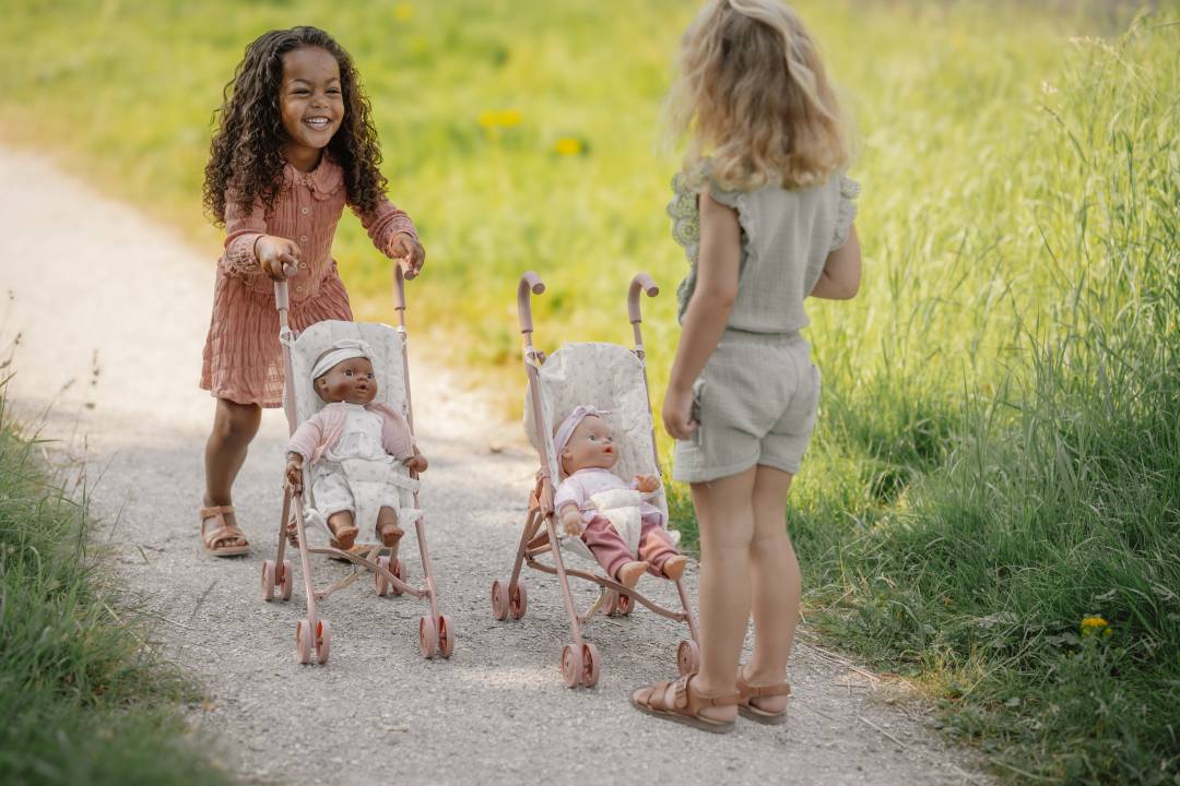 Doll buggy metal incl. buggy bag