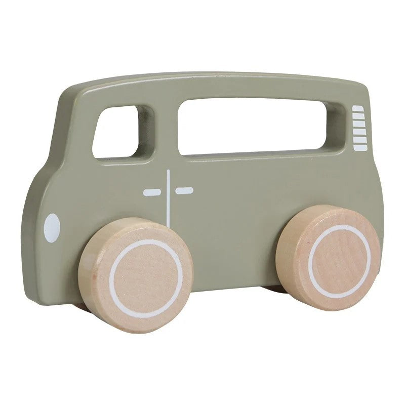 Wooden bus Olive