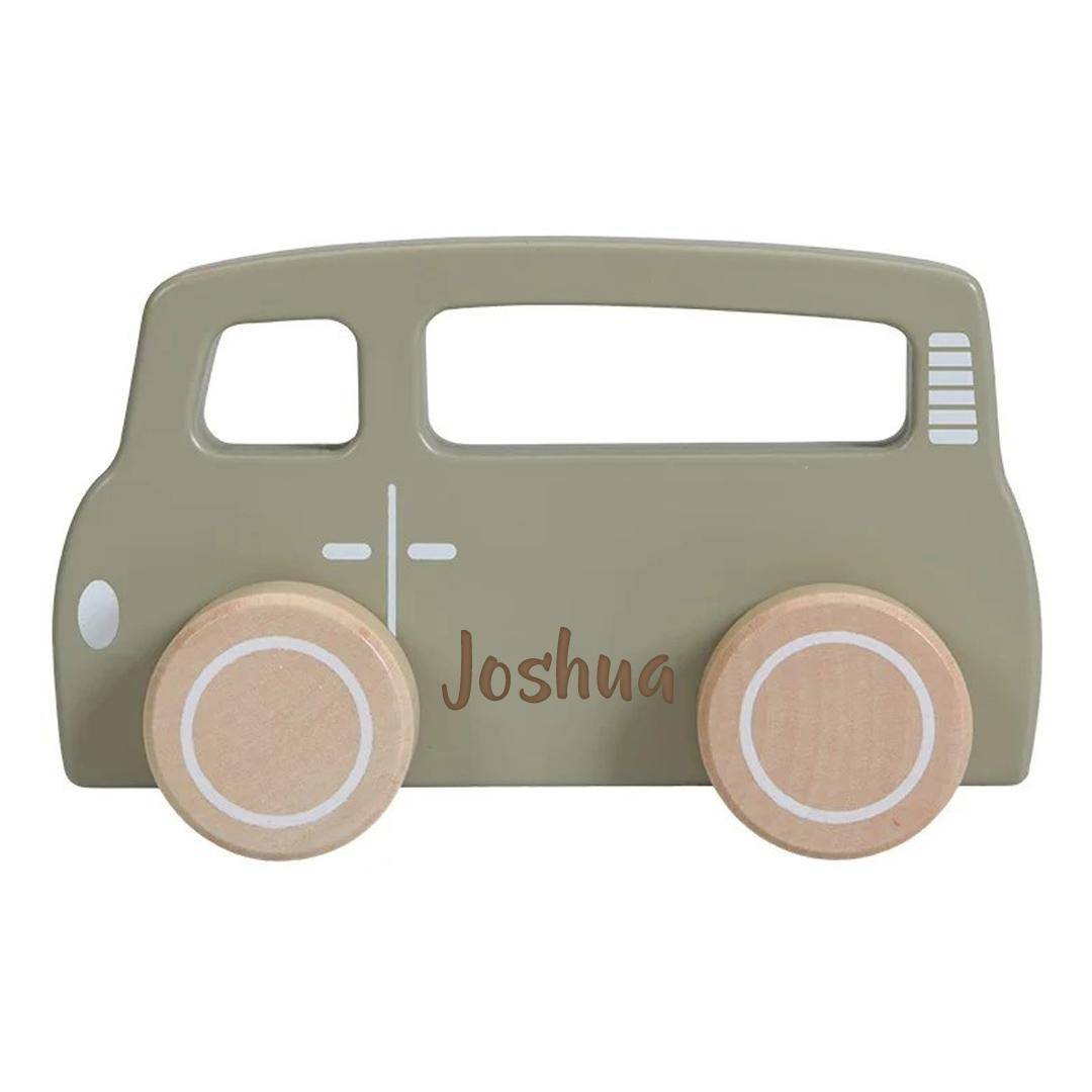 Wooden bus Olive