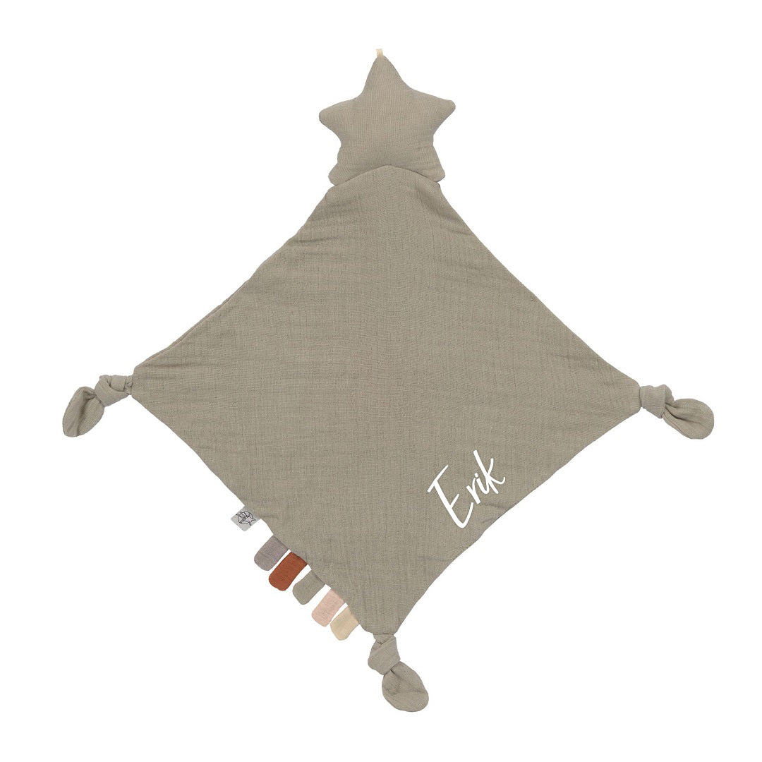 Comforter GOTS star, olive | Casual
