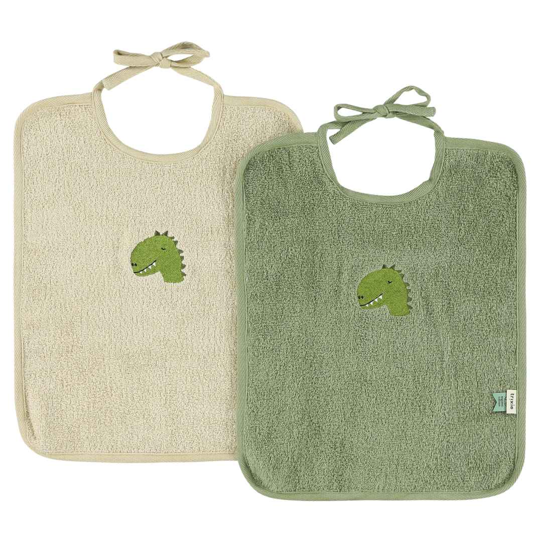 Lot de 2 bavoirs XL – Mr. Dino | Trixie