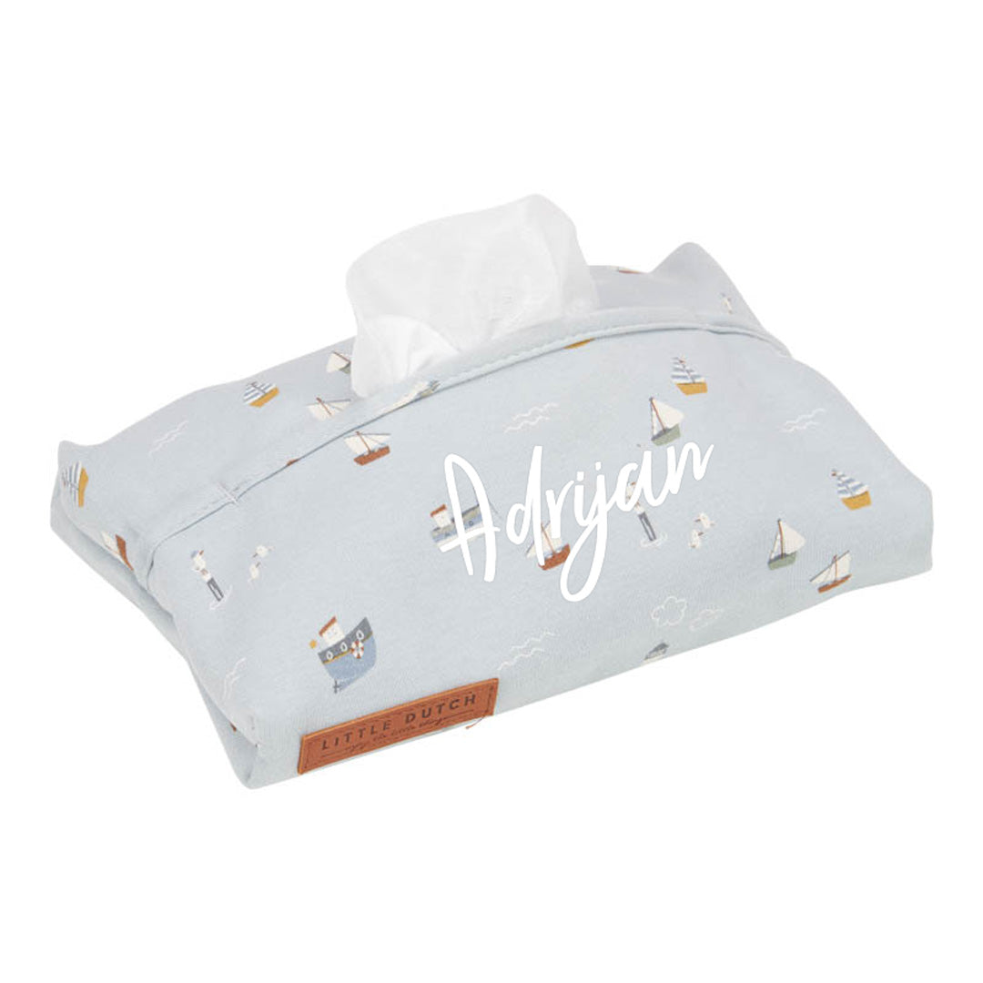 Little Dutch wet wipe cover Sailors Bay blue