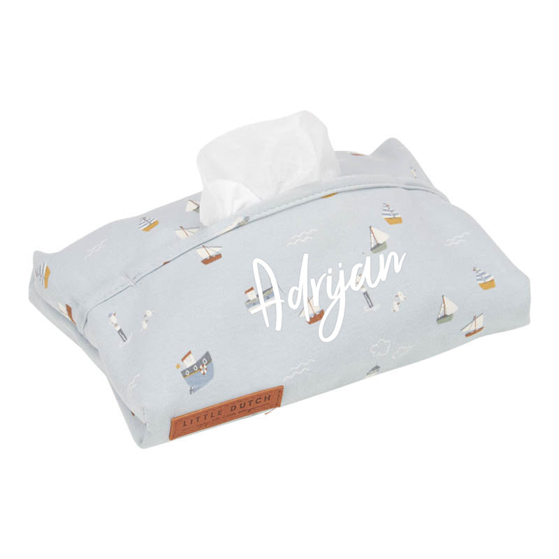 Little Dutch wet wipe cover Sailors Bay blue