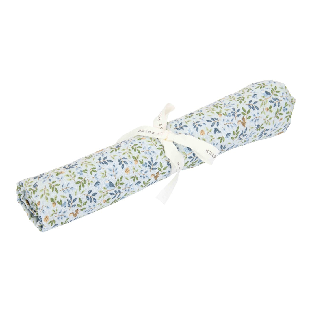 Muslin cloth swaddle 120 x 120 cm - Forest Adventure | Little Dutch