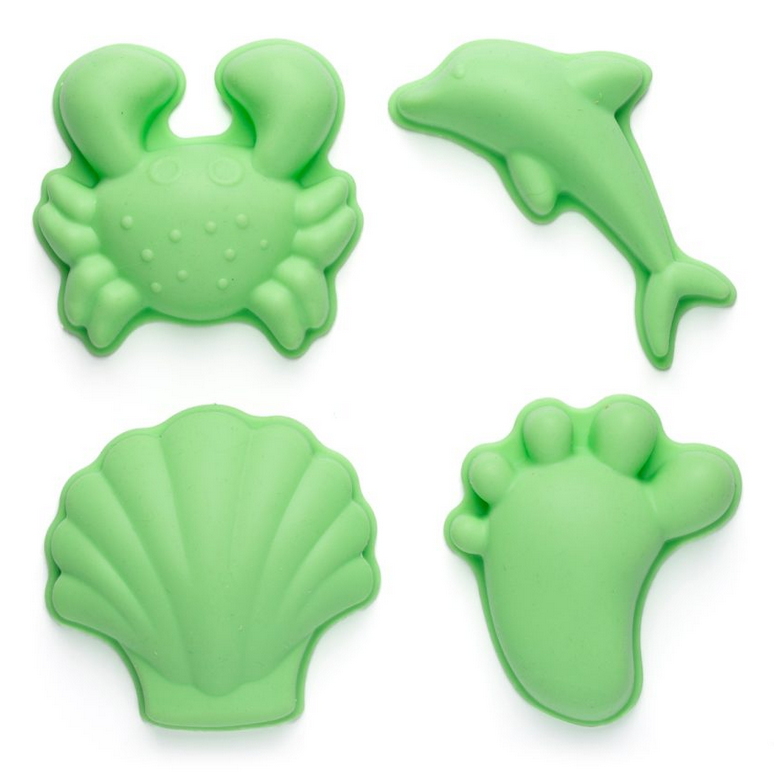 Moules à sable en silicone menthe | Scrunch