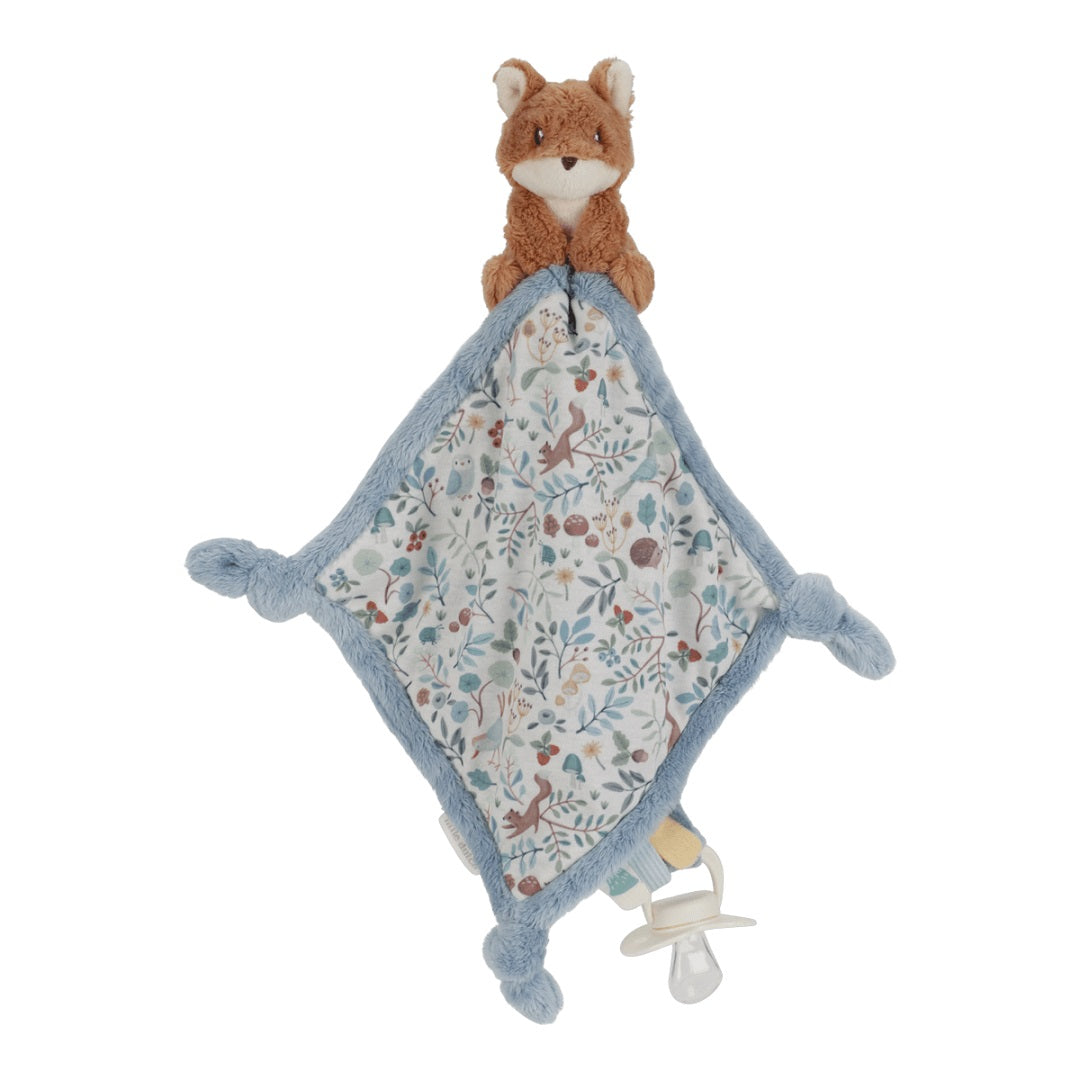 Snuggle blanket with fox print, Forest Friends