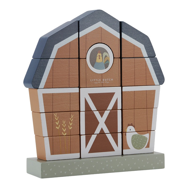 Jeu d'empilage Little Farm – Jouet d'éveil pour bébés