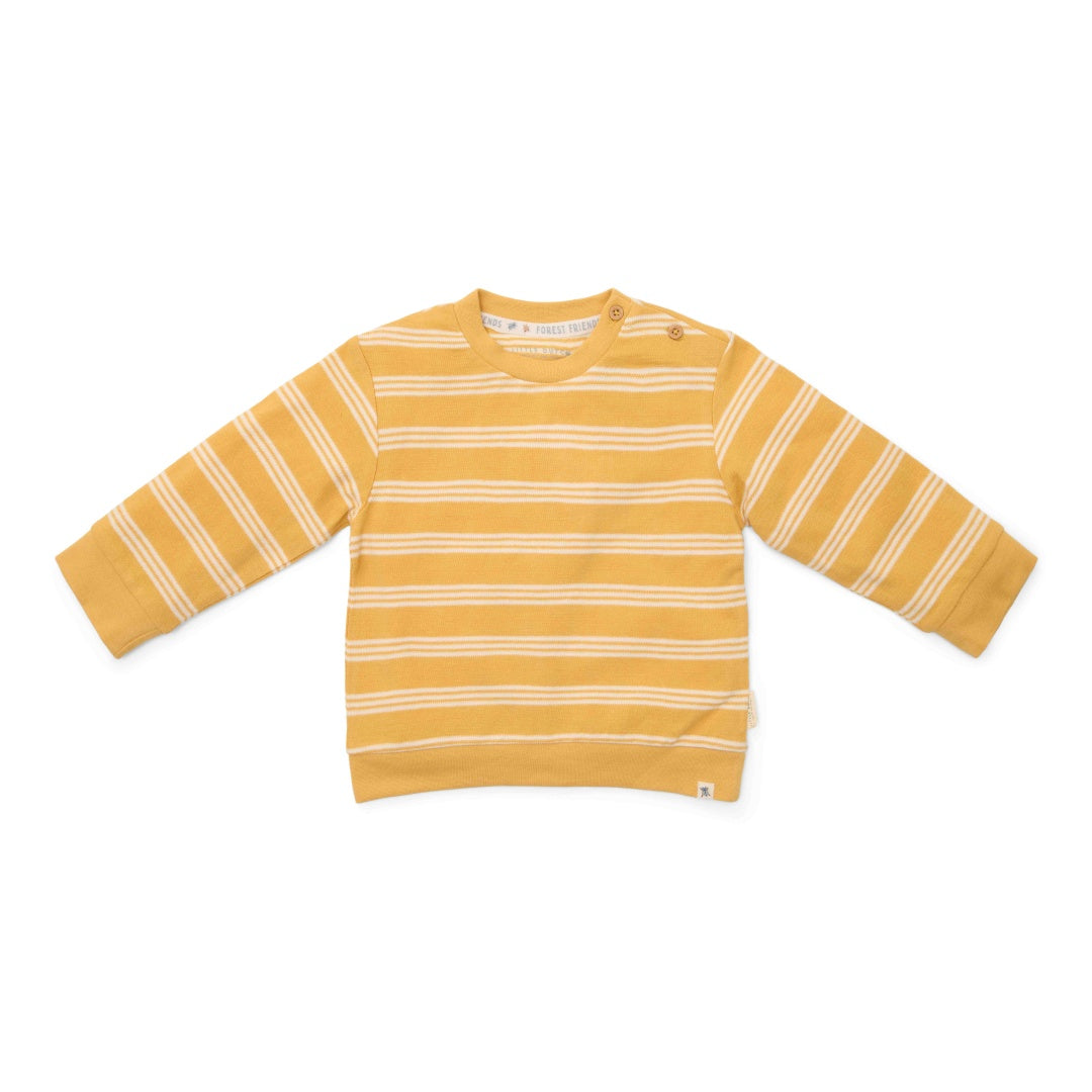 Yellow Stripe Sweatshirt for Babies and Children