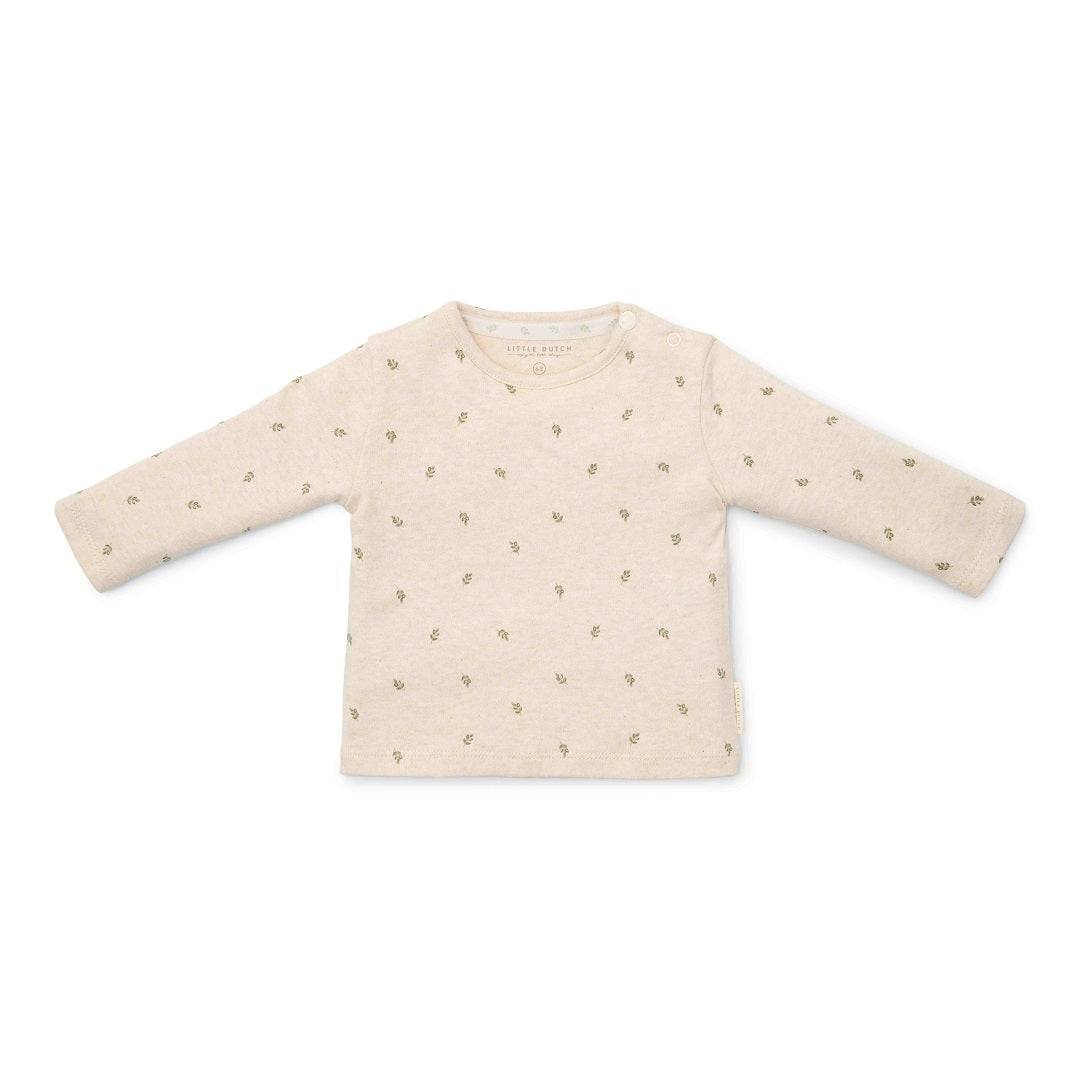 T-shirt langärmlich Green Leaves - Little Farm | Little Dutch