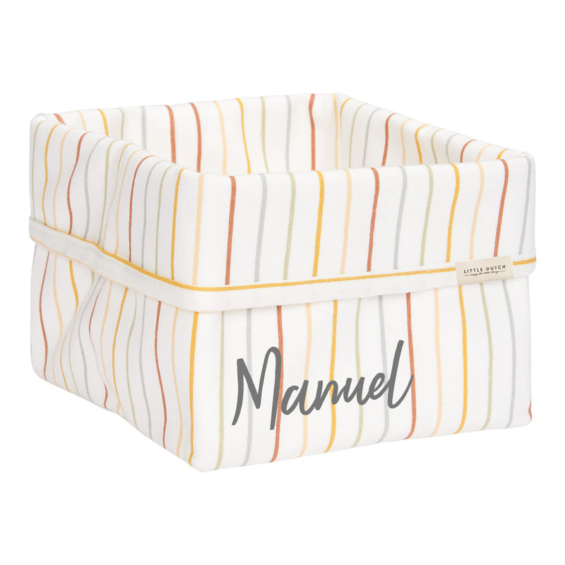 Nursing basket Vintage Sunny Stripes, small | Little Dutch