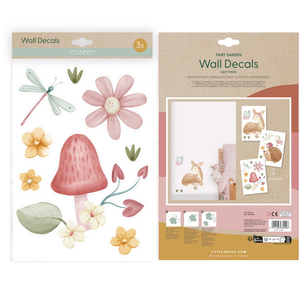 Wall sticker Fairy Garden | Little Dutch