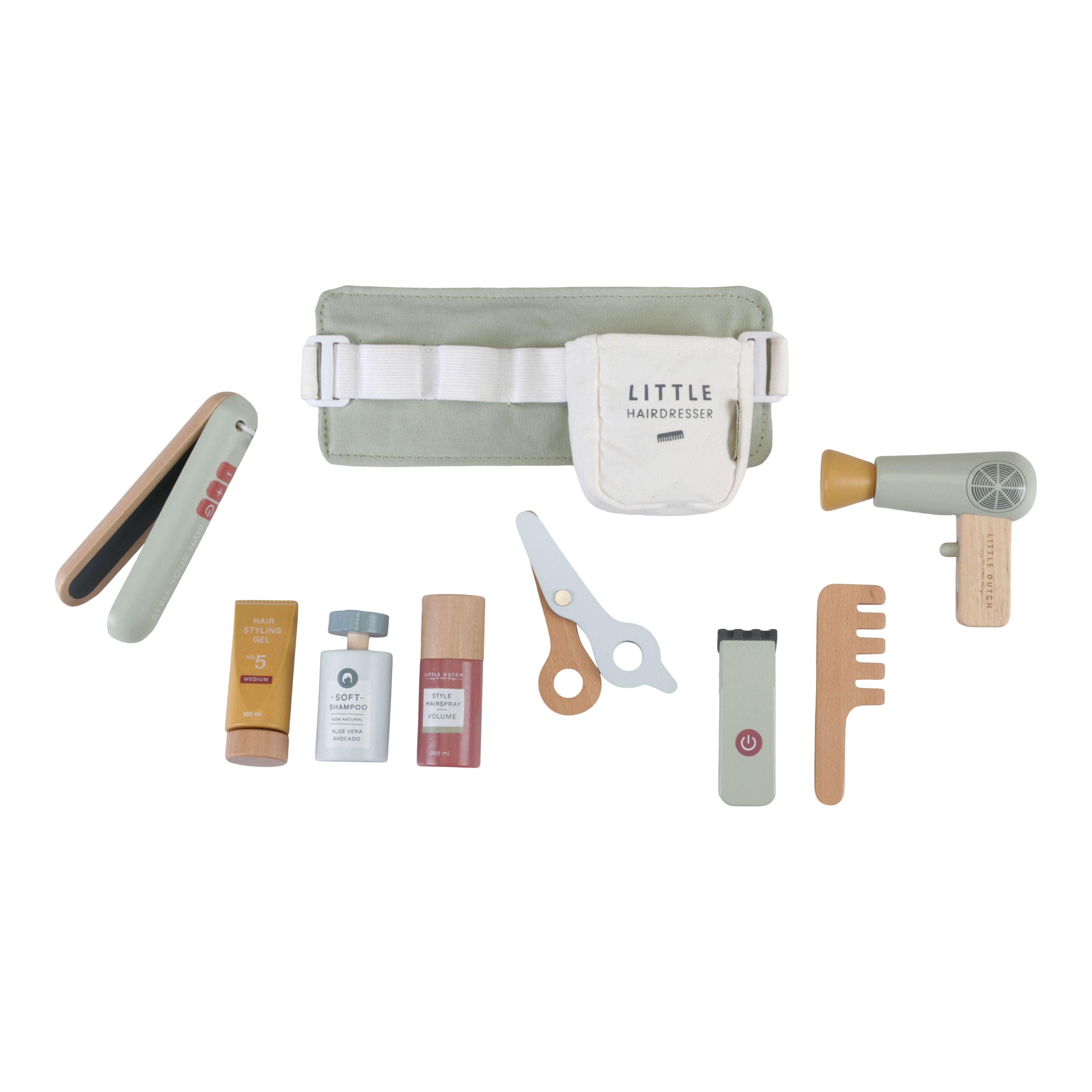 Children's Wooden Hairdressing Set