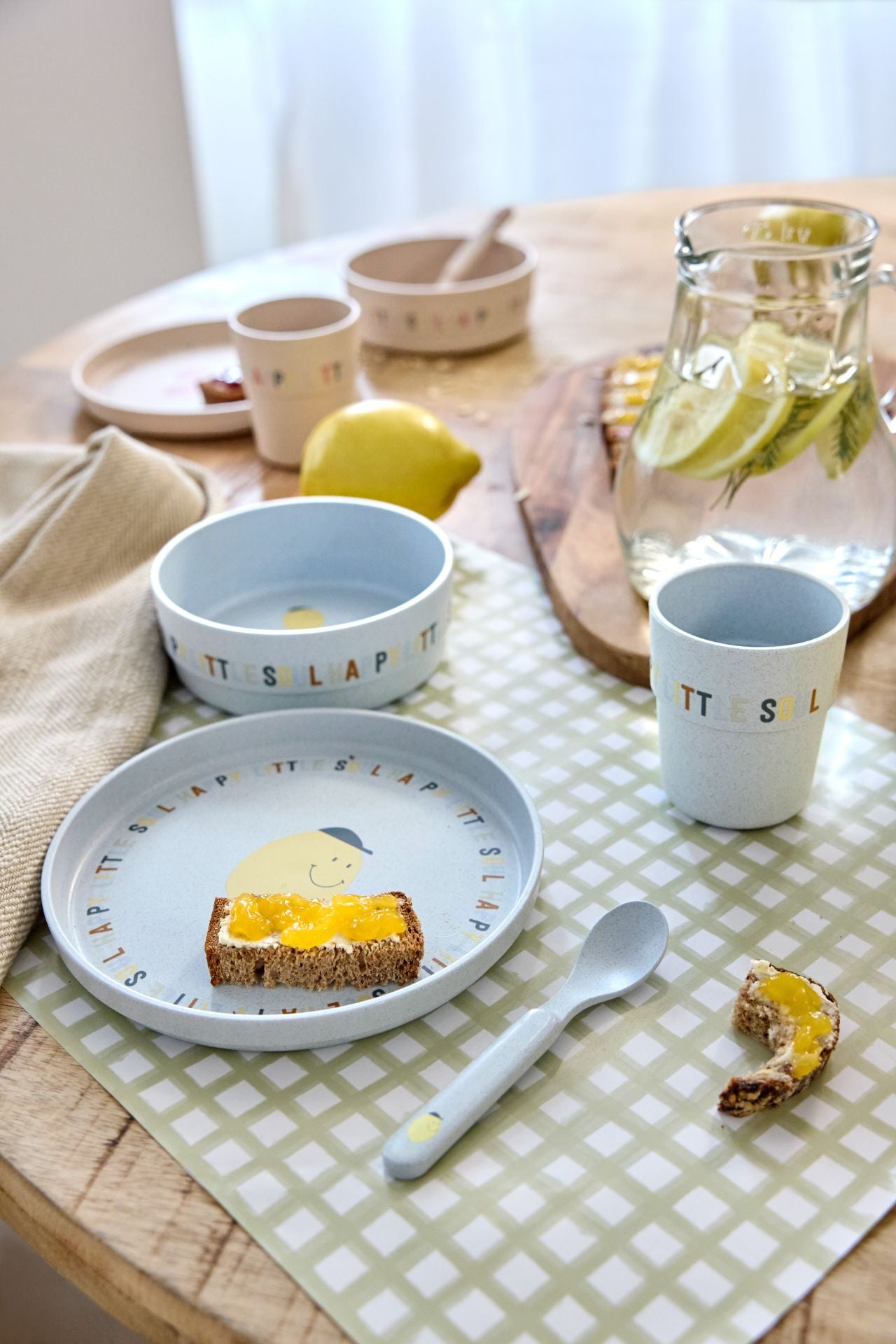 Kindergeschirr Set Happy Fruits - Lemon  | Lässig