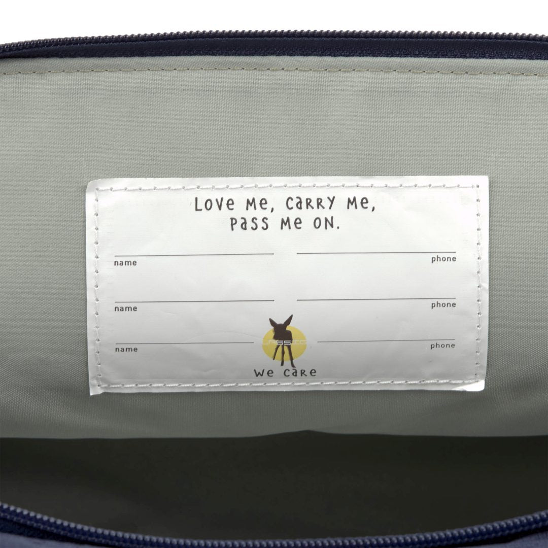 Sac à dos à roulettes pour enfants - Little Gang, Bleu foncé | Lässig