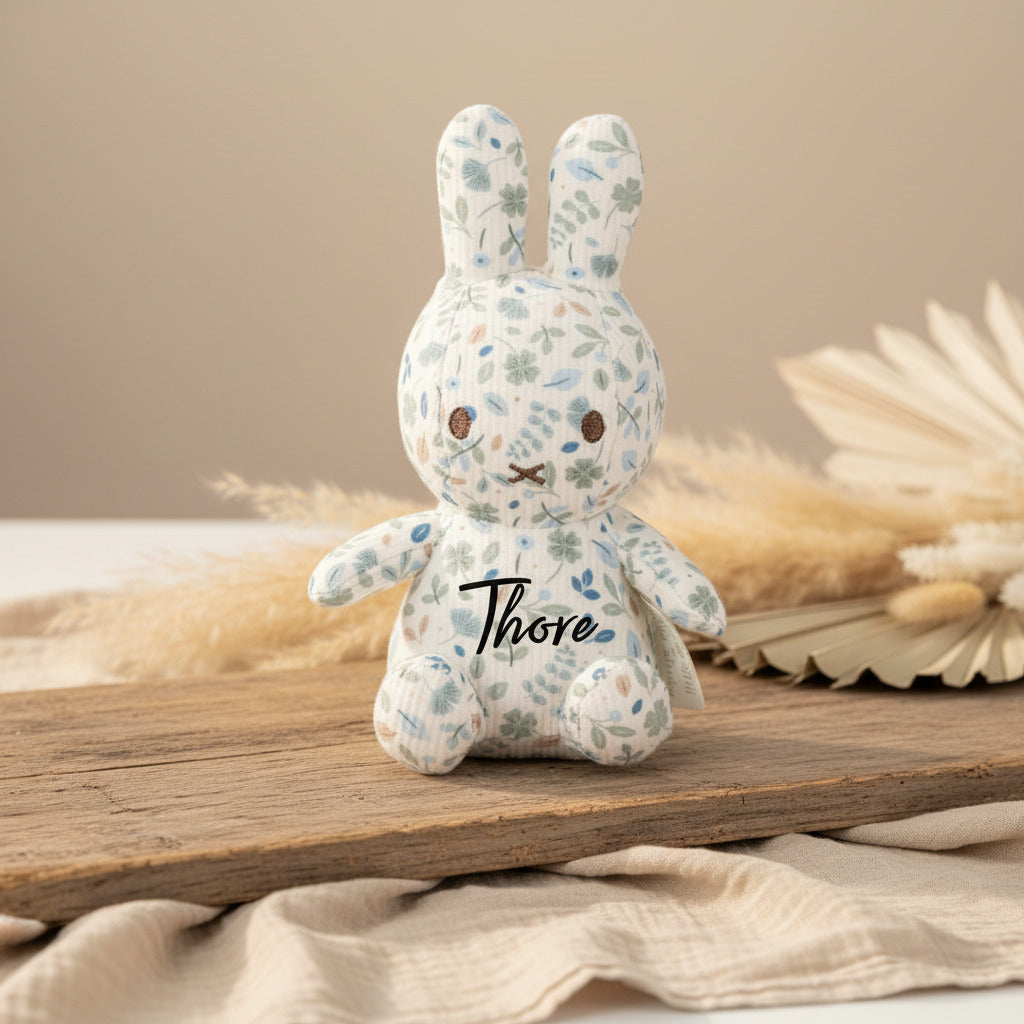 Miffy Plush Toy Lucky Leaves 15 cm