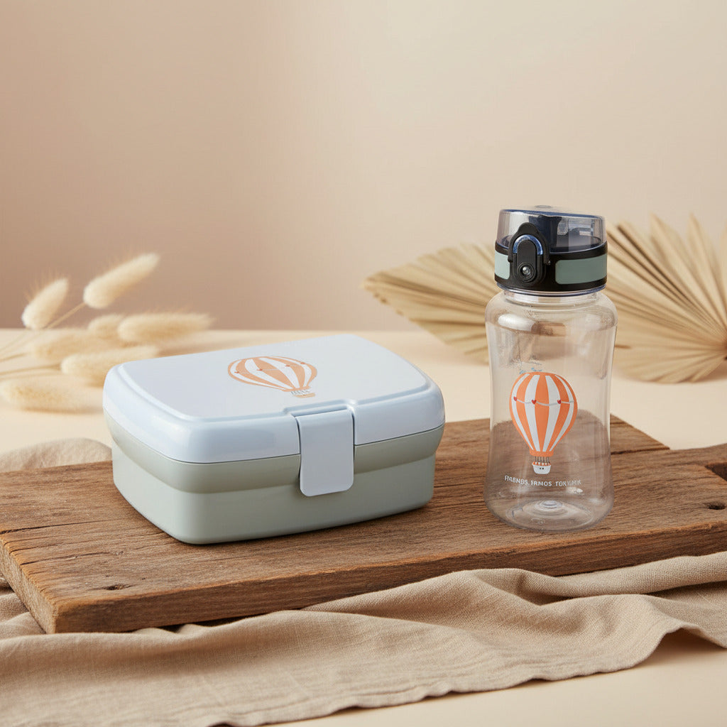 Set de pause bouteille et boîte à goûter Tiny Drivers - Ballon | Lässig