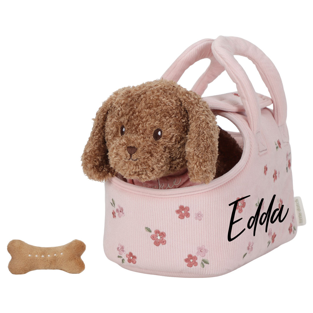 Plush Dog Cuddly Toy Jackie in a Bag GRS