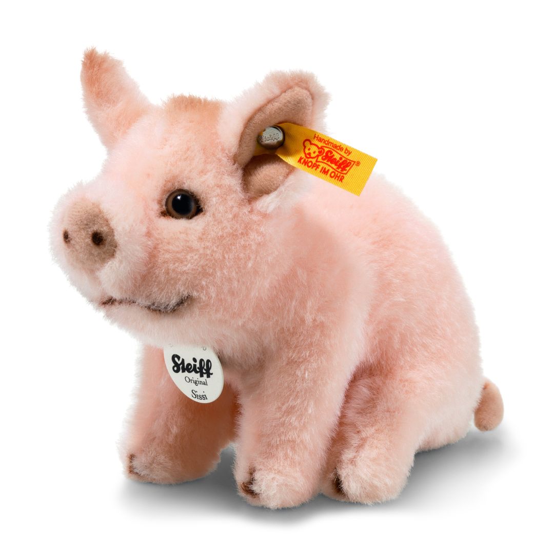 Sissi the pig cuddly toy, 15 cm, pink | Steiff
