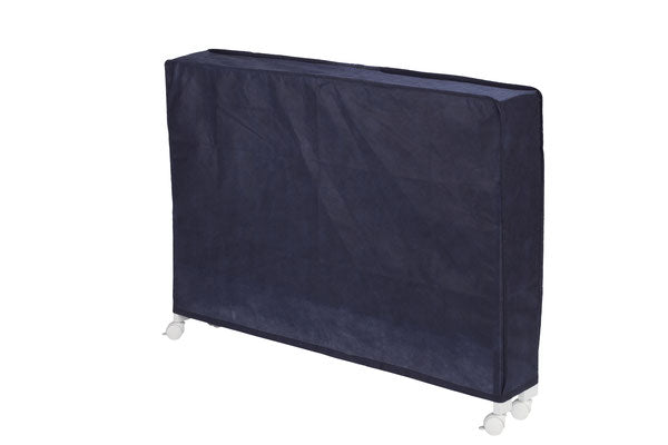 Folded bed protective cover blue | tissi