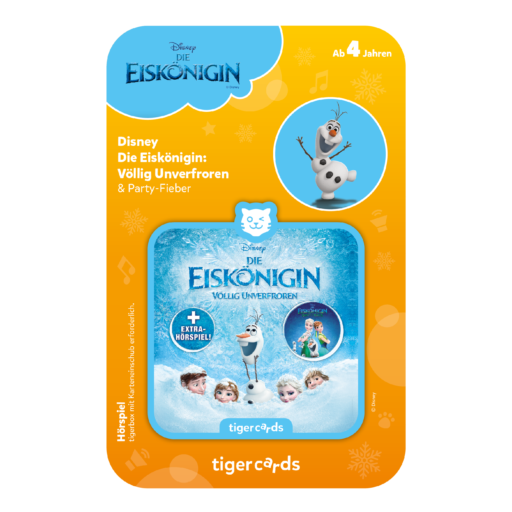 tigercard Disney Die Eiskönigin Völlig Unverfroren & Party-Fieber – Verpackung Vorderseite