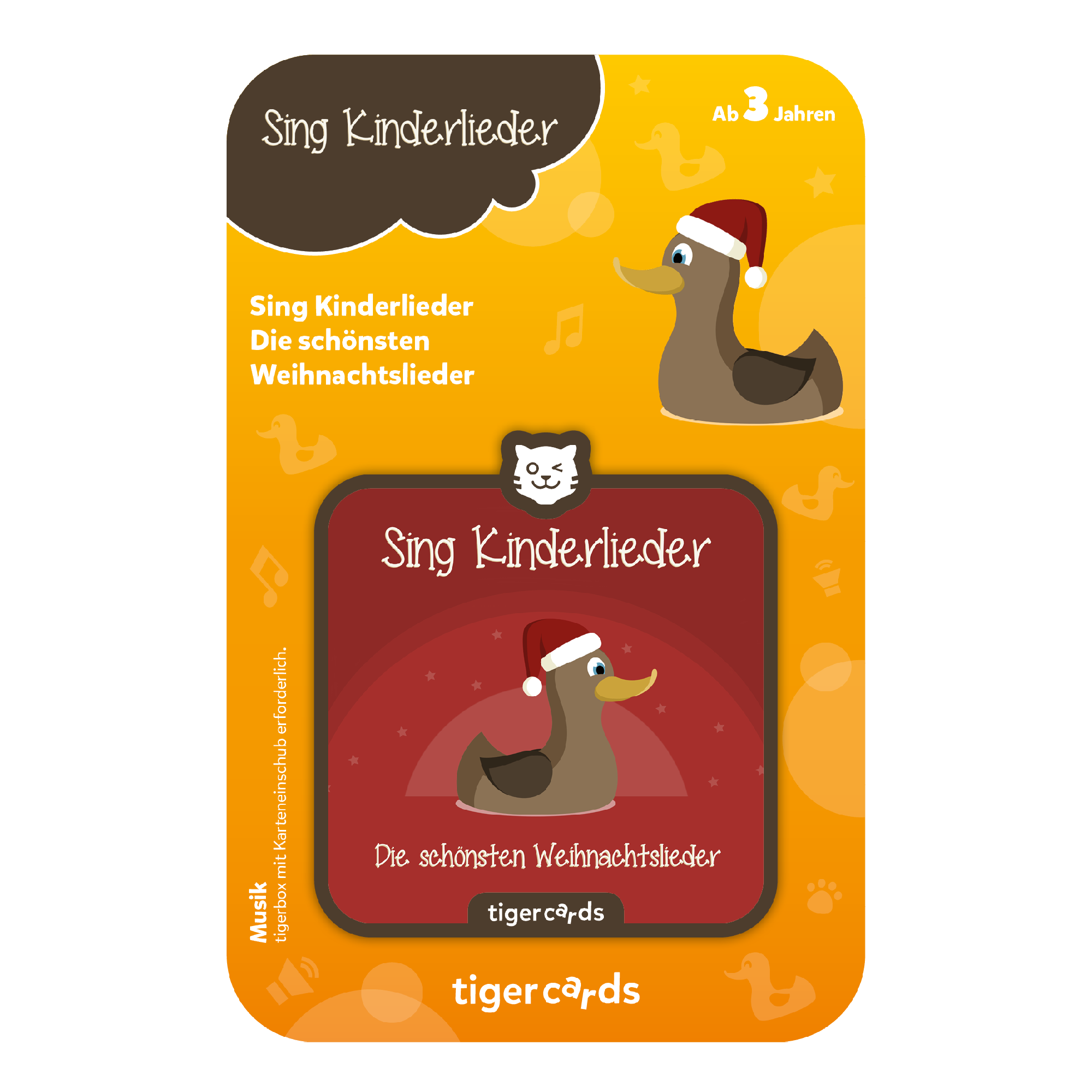 Sing Kinderlieder Weihnachtslieder – tigercard für die tigerbox