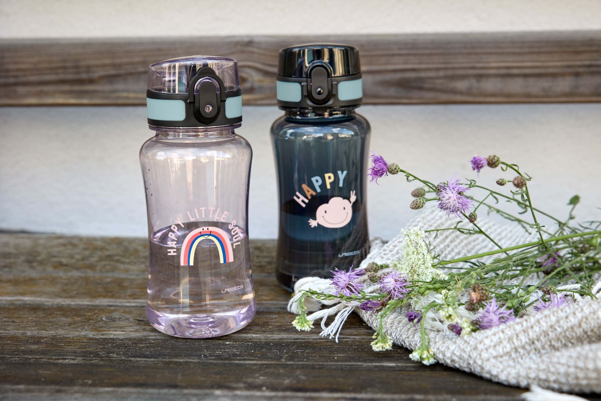 Gourde 420 ml – Tiny Outdoor, Clouds | Lässig
