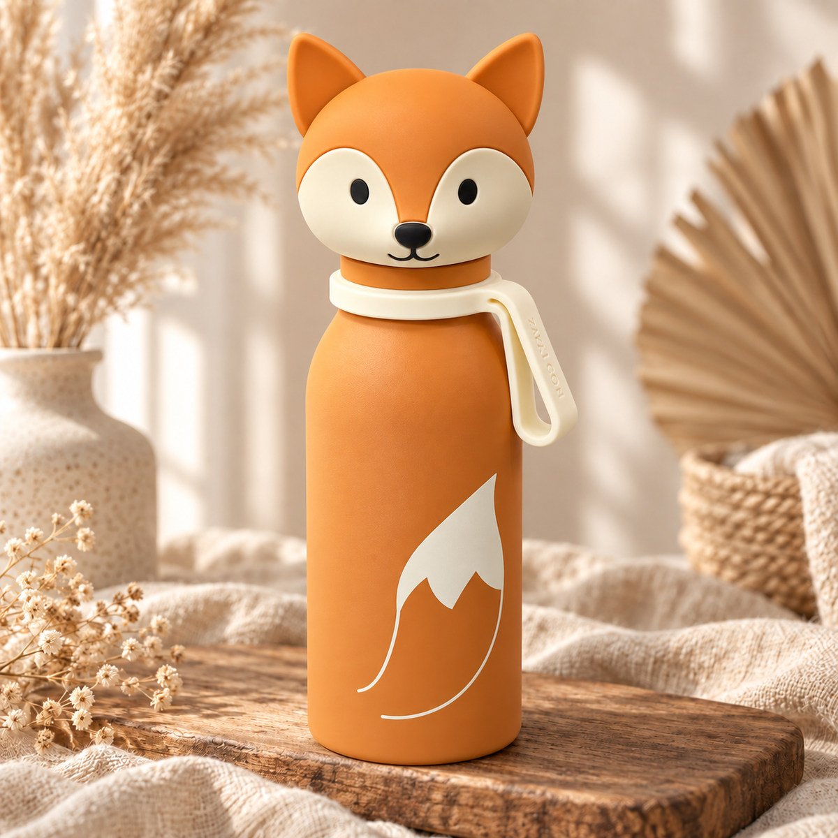 ZAZU Bottlies Kinder Thermosflasche Fuchs 400 ml im Boho-Stil