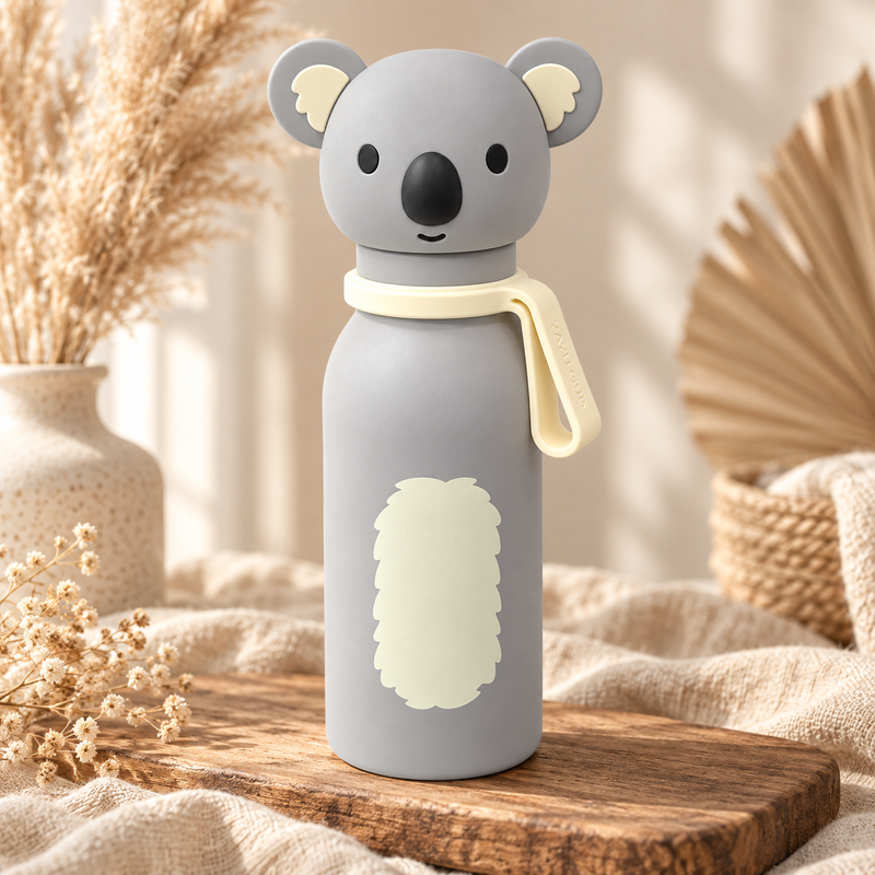 ZAZU Bottlies Kinder Thermosflasche Koala 400 ml im Boho-Stil